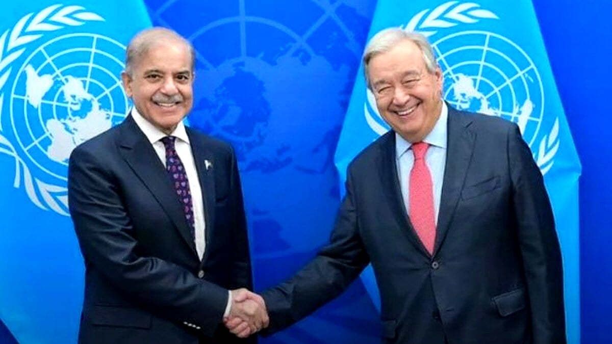 Shehbaz Sharif and UN Chief Guterres Address Middle East Tensions Shehbaz Sharif and UN Chief Guterres Address Middle East Tensions